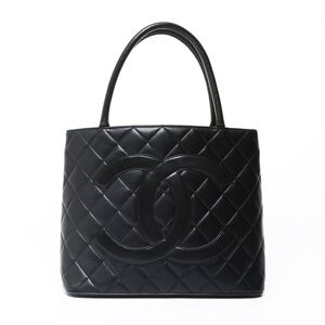 CHANEL Reissue Coco Mark Medallion Tote Bag, Black, WS26918